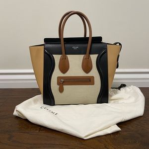 SOLD ⚡️ Celine Mini Tricolor Luggage Tote